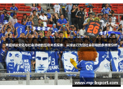 英超球迷文化与社会活动的互动关系探索：从球迷行为到社会影响的多维度分析